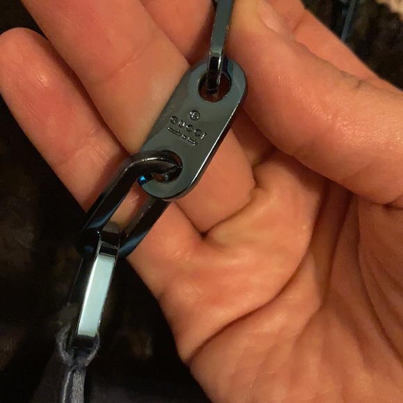 Gucci Parisian Blue Satin Chain Mini Bag - Picture 3 of 7